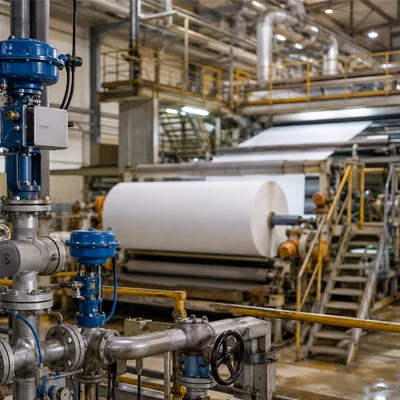 Valve Automation Technologies Improving Paper Mill Efficiency