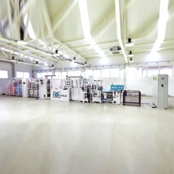 EOS Fold – Folded Dental Bibs Production Line
