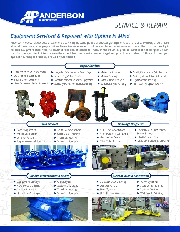Service & Repair Capabilities