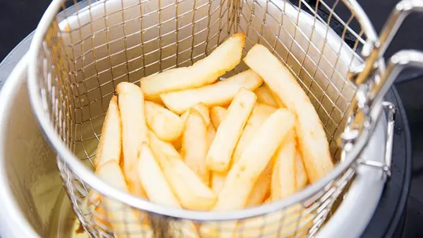 Hot cooking oil