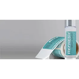 Coated facestock label papers