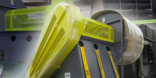 Forward Curved Fan for High Temperature Exhaust
