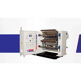 HIGH SPEED SLITTING AND REWINDING MACHINE