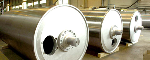 Welded steel plate dryer cylinder