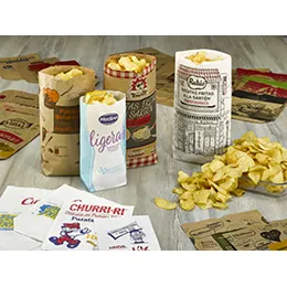 PAPER BAGS WITH HEXAGONAL BASE