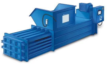 WIDE-MOUTH CLOSED DOOR BALER