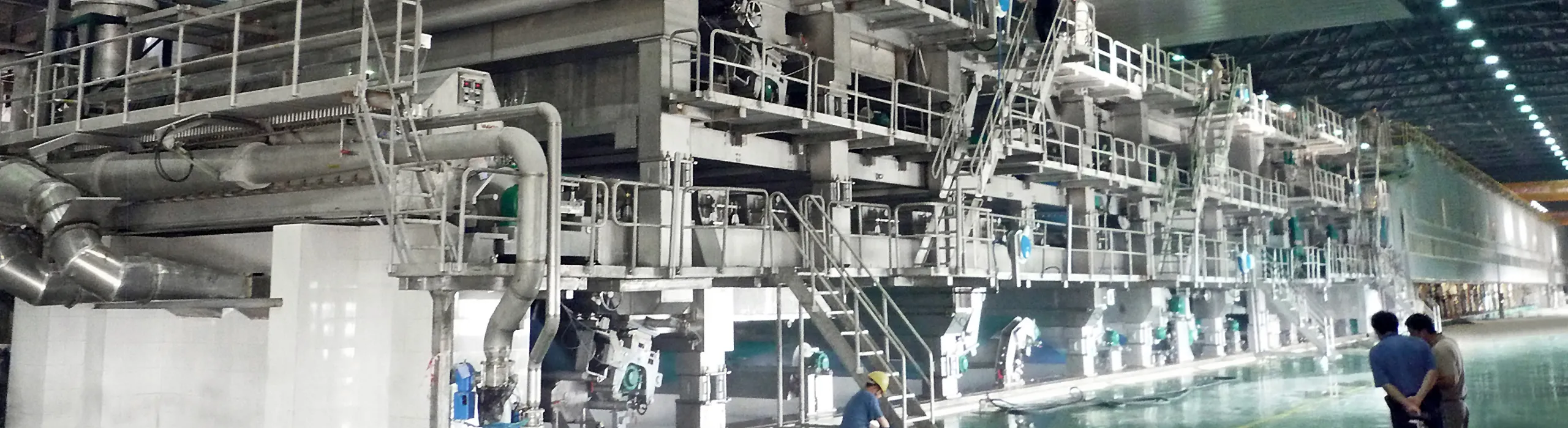 Complete lines of paper  board machines