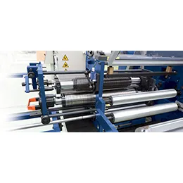 DUAL SPINDLE SLITTER REWINDER FOR NARROW WEB TBS