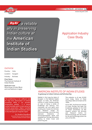 AMERICAN INSTITUTE OF INDIAN STUDIES A gateway to Indian Culture and Scholarship