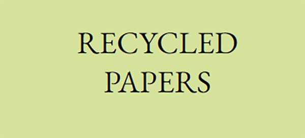 RECYCLED PAPERS