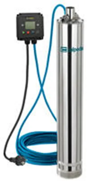 Multi-stage submersible clean water pumps with integrated control