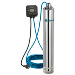 Multi-stage submersible clean water pumps with integrated control
