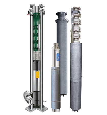 BOOSTERS AND COOLING SHROUDS SUBMERSIBLE ELECTRIC PUMPS
