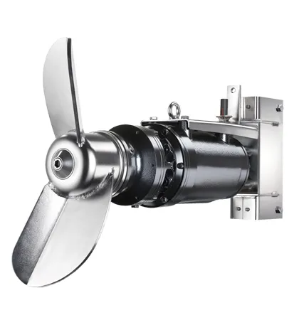 HORIZONTAL SUBMERSIBLE MIXERS WITH REDUCER