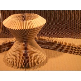 Honeycomb paper core