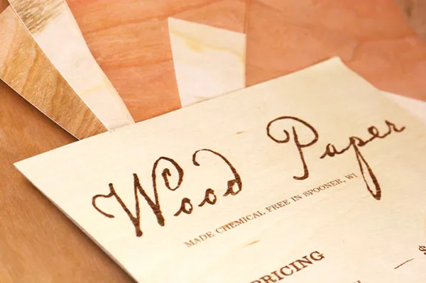 WOOD VENEER PAPER