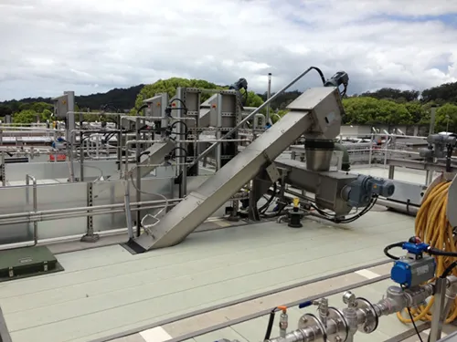 In-Channel Rotary Drum Screens