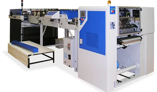 SH Unit to cut web in sheets