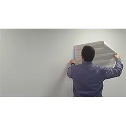 Static self-adhesive material