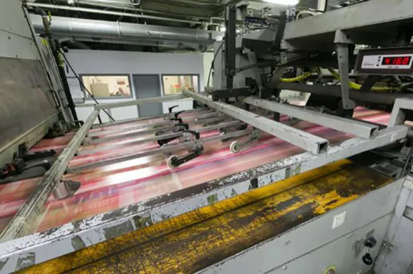 Printing that elevates the fold