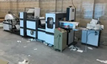 High Speed Paper Napkin Machine Two Line Single Size