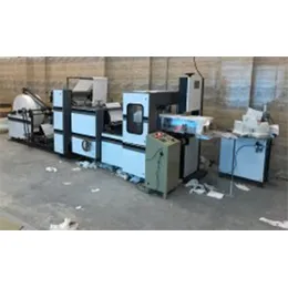 High Speed Paper Napkin Machine Two Line Single Size