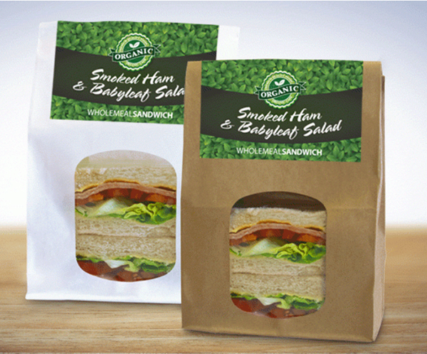 Sandwich and Tortilla Wrap packaging