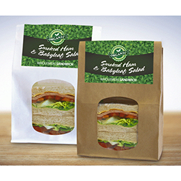 Sandwich and Tortilla Wrap packaging