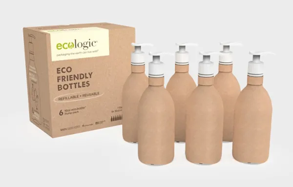 16oz Reusable Cleaning Hybrid Paper Pump Bottle