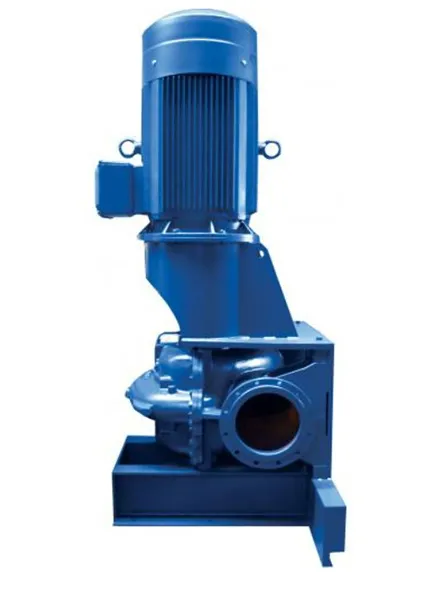Vertical centrifugal pump in RDLV line