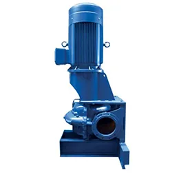 Vertical centrifugal pump in RDLV line