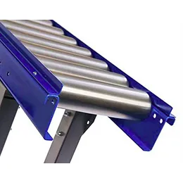 Gravity roller conveyors