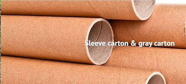 Sleeve carton & gray carton