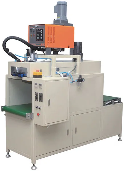 Paper end bonding machine for air filter