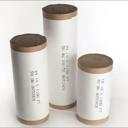 White Butcher Counter Rolls