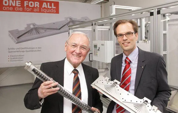 Launching of a new and patented coating die