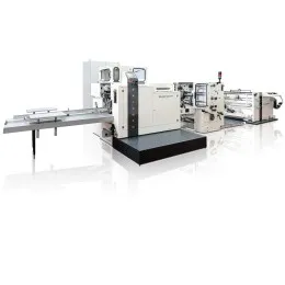 Block bottom bag machines