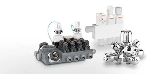 GEMÜ multi-port valve blocks