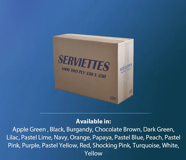 2PLY 1 000’S SERVIETTES