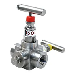 2 Valve Angle Type with Drain