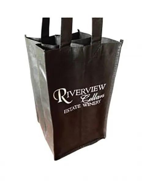 Non-Woven 4-Bottle Bag