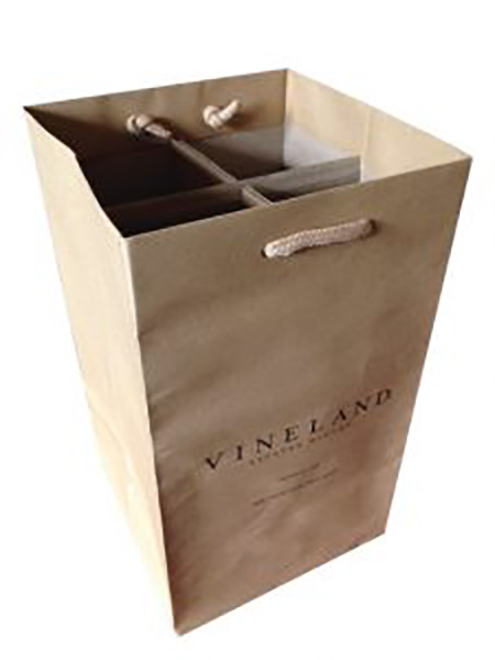 Paper Wine Bags With Dividers