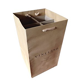 Paper Wine Bags With Dividers