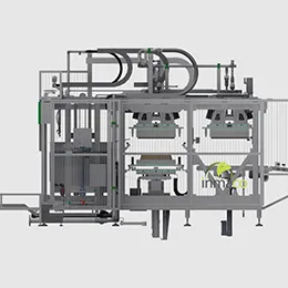 Pulp thermoforming machine