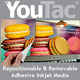YouTac® Adhesive Inkjet Media