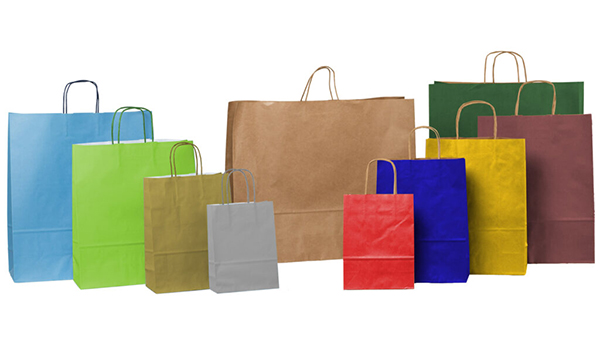 Generic twisted handle paper bags