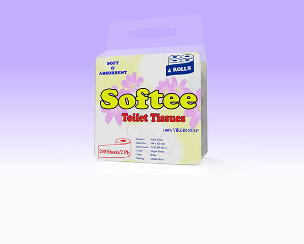 Softee Toilet Paper 4 PCS