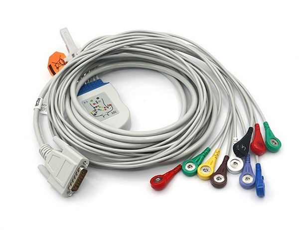 10-end Cardiograph Cable 