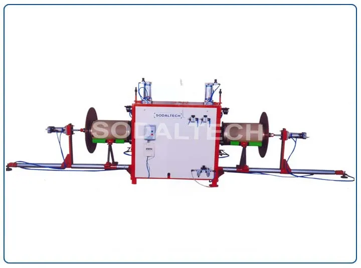 Fibre Drum Ring Fixing Beading Machine
