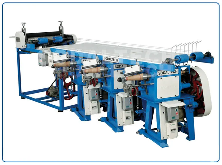 Glueing Machine And Cone Winders
